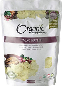 Organic Traditions - Beurre de cacao biologique 227g