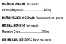 Charger l'image dans la galerie, Magnésium Citrate 500