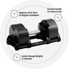 Charger l'image dans la galerie, haltères ajustable nuobell  5 -50 LBS 5-80 LBS 5-100 LB
