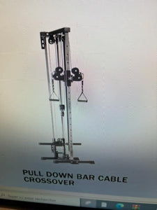 pull down bar cable crossover