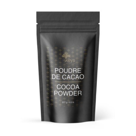 Poudre de cacao 227g KEYS NUTRITION (Marque 100% Québécoise)